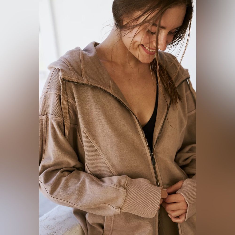 Free People All Your Love Logo Hoodie Size L - Picture 4 of 7